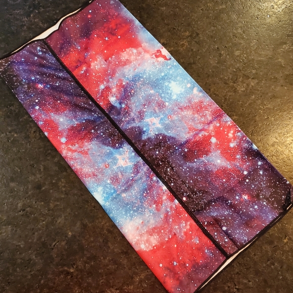 🐕 Turquoise & Pink Galaxy Neck Gaiter - Picture 5 of 5